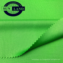 Tejido de malla de secado rápido transpirable 100% poliéster de alta calidad con tela deportiva